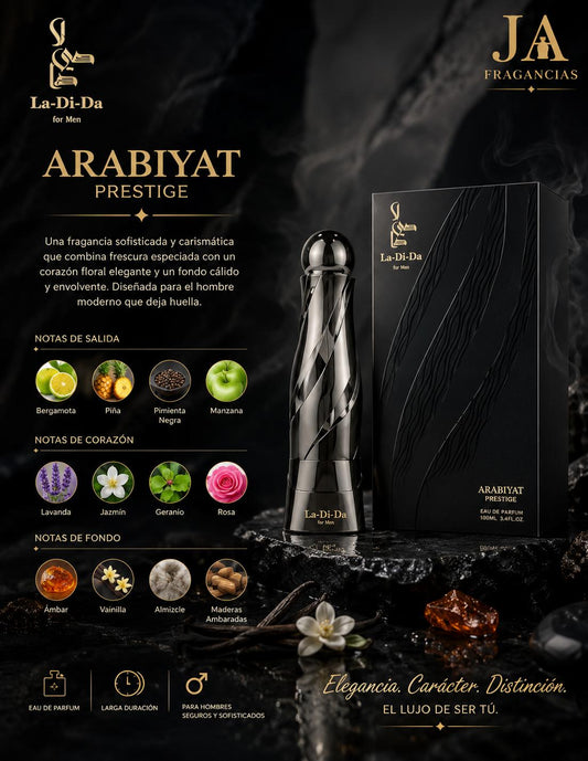 La Di Da For Him Arabiyat Prestige Eau de Parfum 3.4oz 5% De Descuento Adicional
