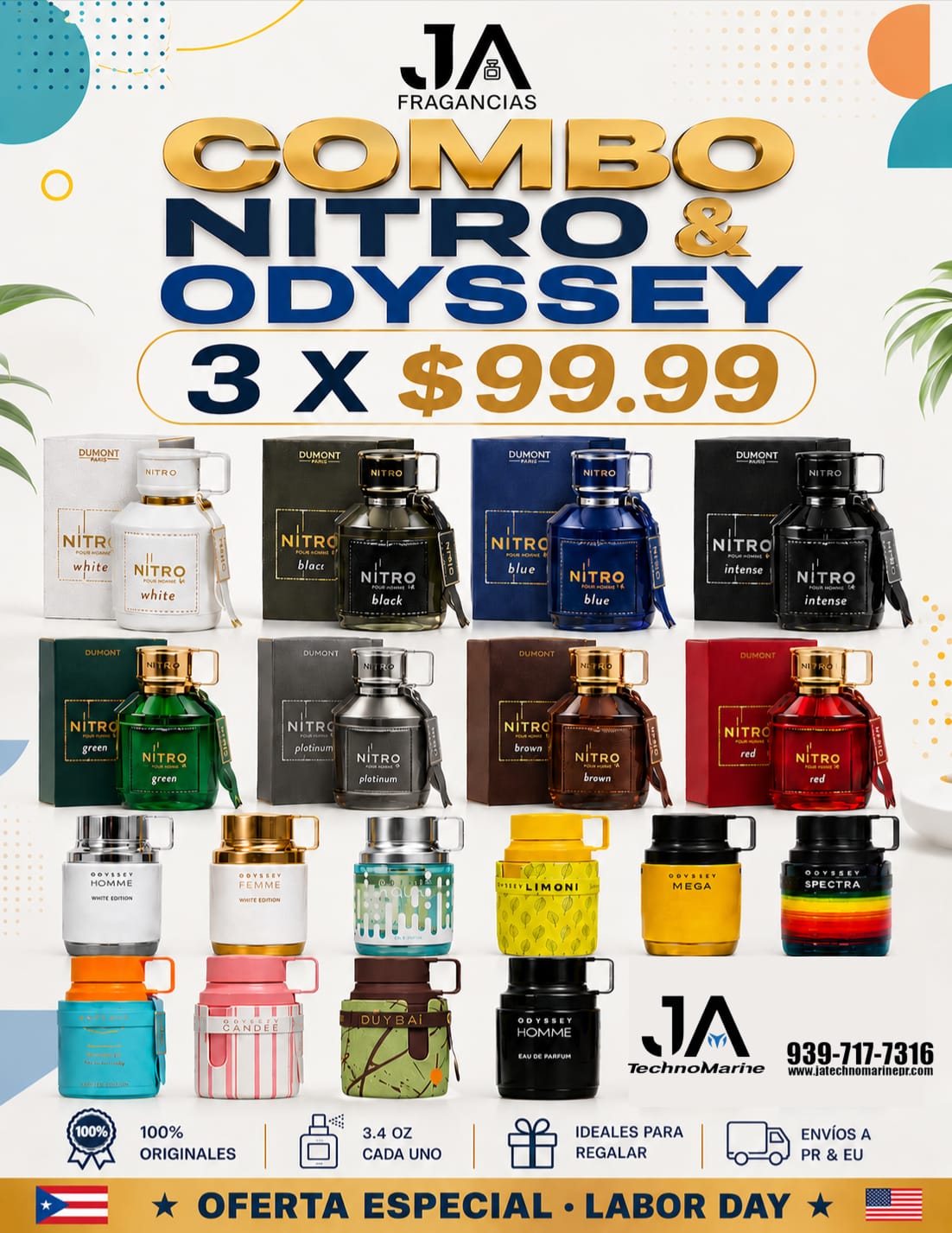 Combo Nitro & Odyssey 3x $99.99