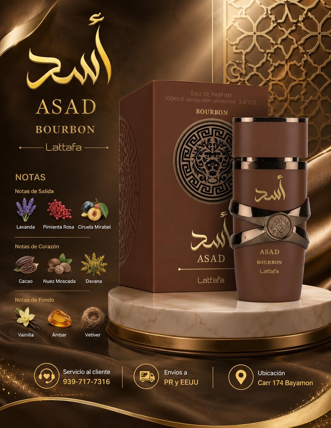 ASAD BOURBON 3.3 OZ 5% De Descuento Adicional
