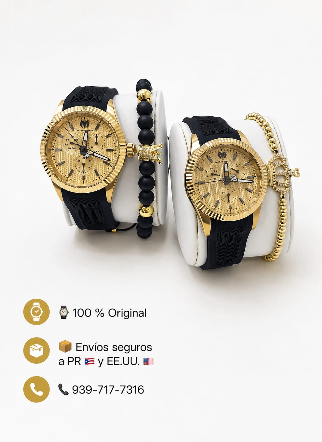 DOS RELOJES TehnoMarine Sea Dream Men’s Watch – 42mm TechnoMarine Sea Dream Unisex Watch – 38mm DOS PULSERAS