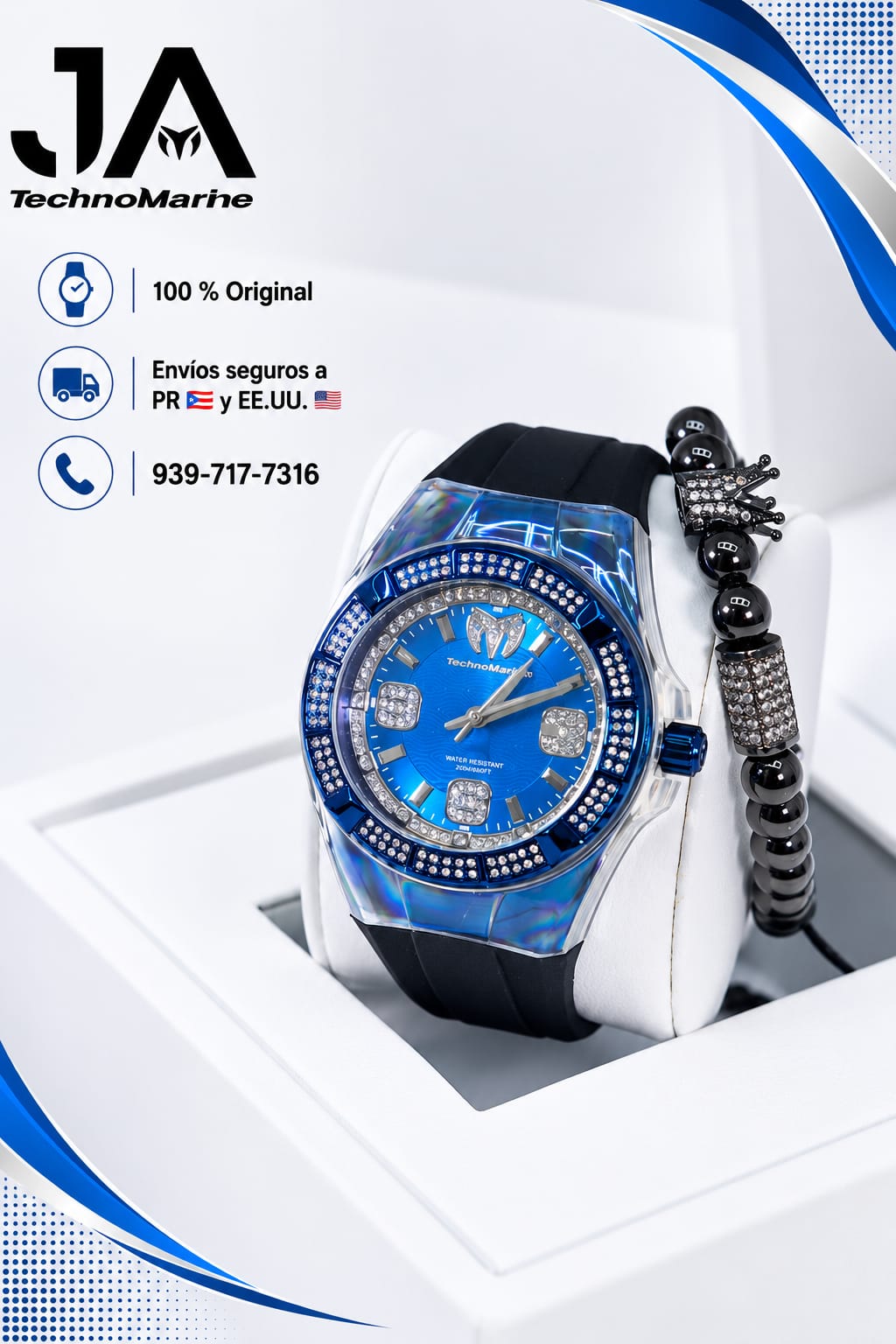 Technomarine Cruise Men’s Watch 45 mm Black PULSERA INCLUIDA