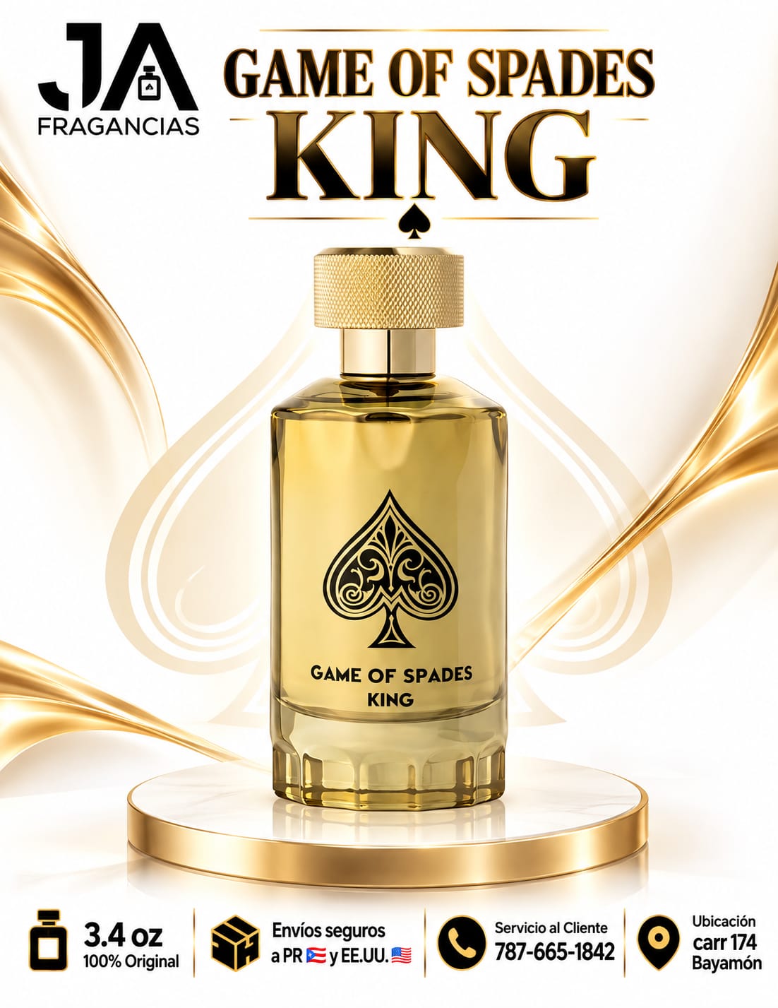 GAME OF SPADES KING PARFUM 3.4 OZ
