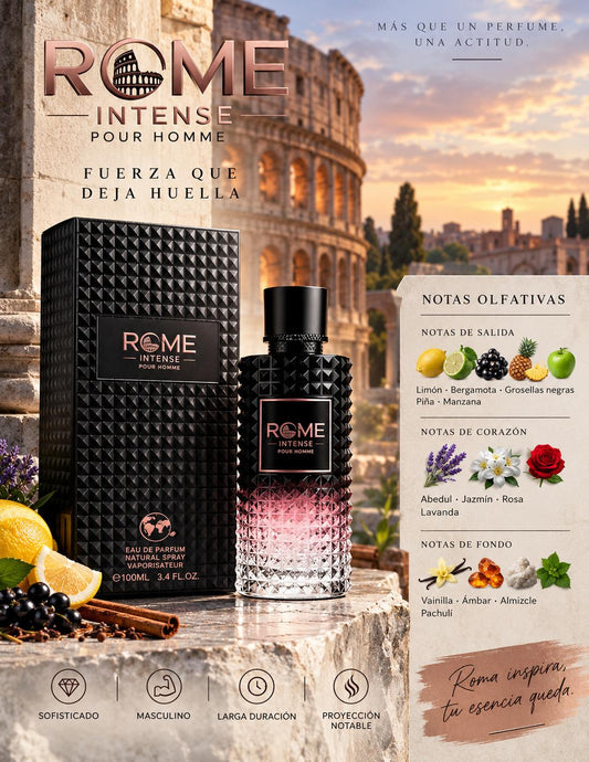 Rome Intense Mast Perfume Pour Homme 3.4oz + 5% De Descuento Adicional