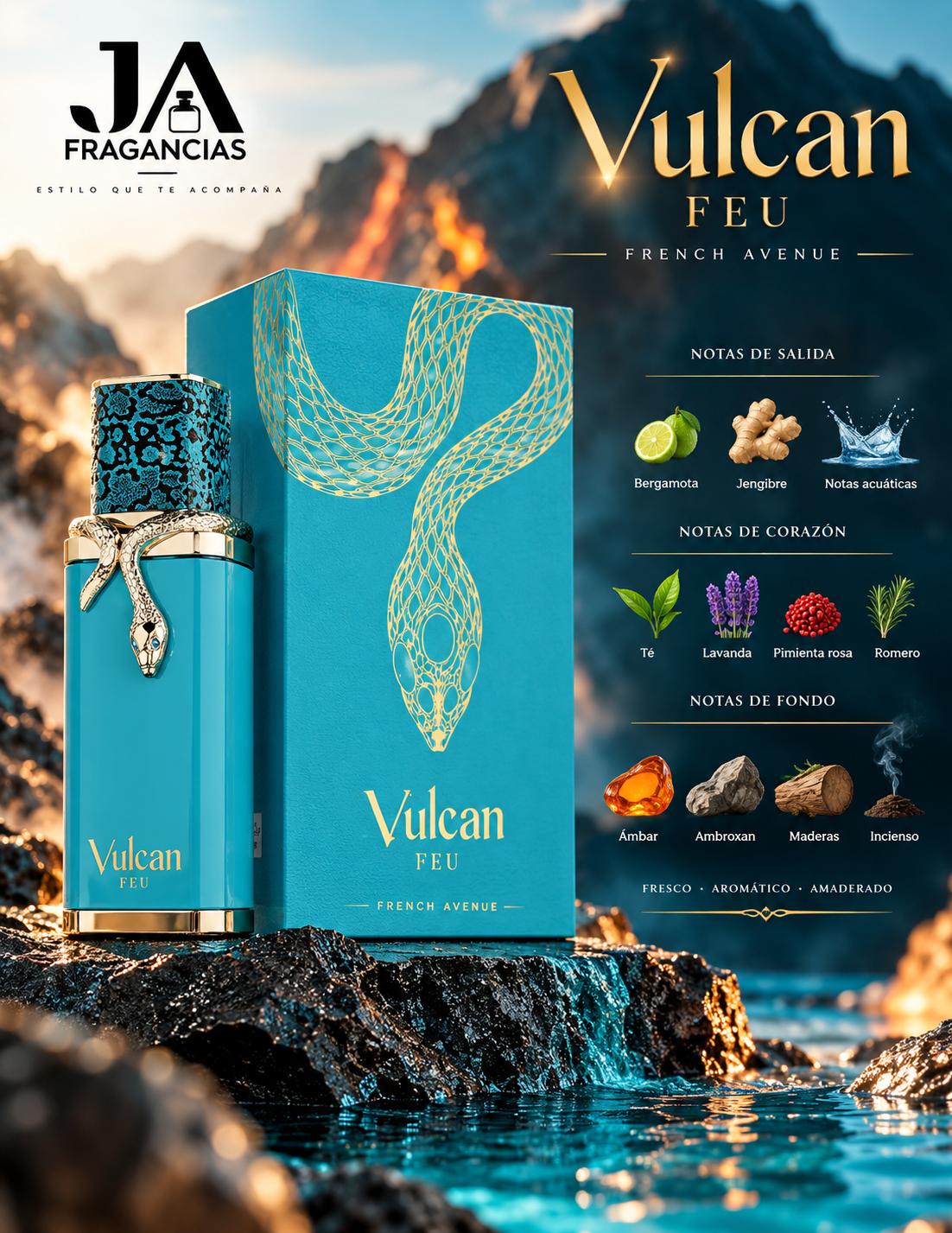 Vulcan Feu French Avenue for Extrait de Parfum 3.4oz 5% De Descuento Adicional