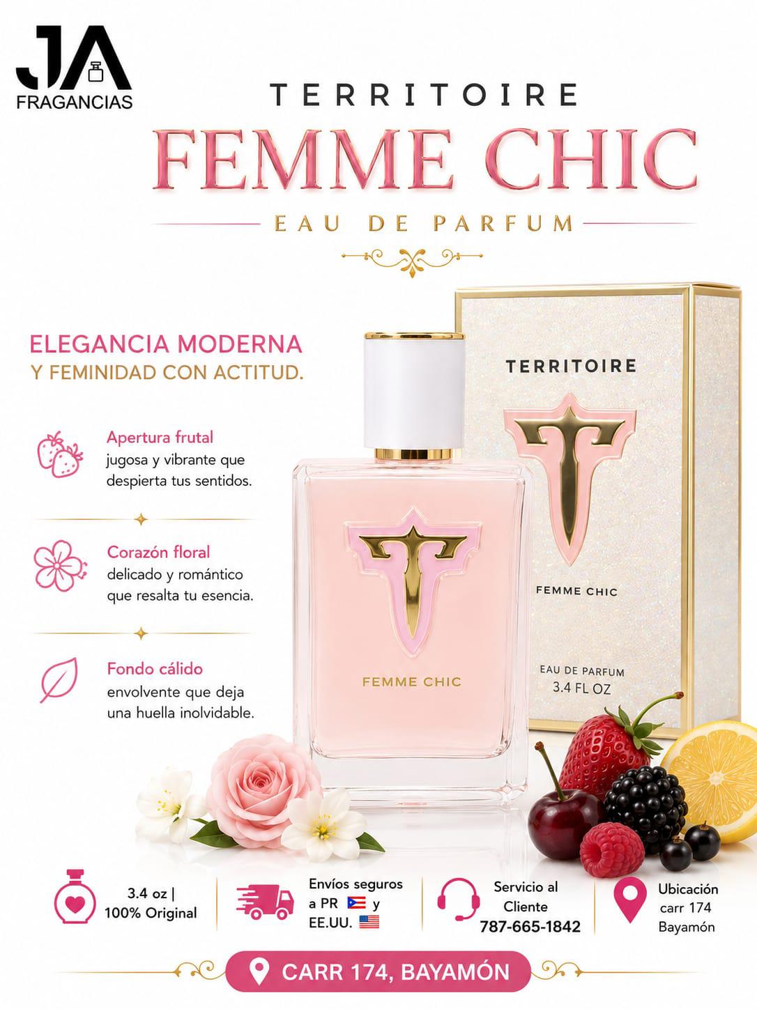 TERRITOIRE FEMME CHIC 3.4oz