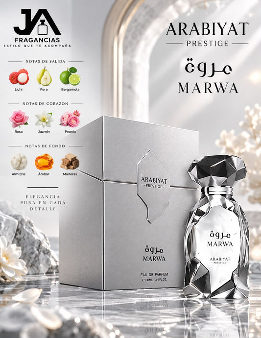 MARWA ARABIYAT PRESTIGE 3.4OZ 5 % Descuento adicional