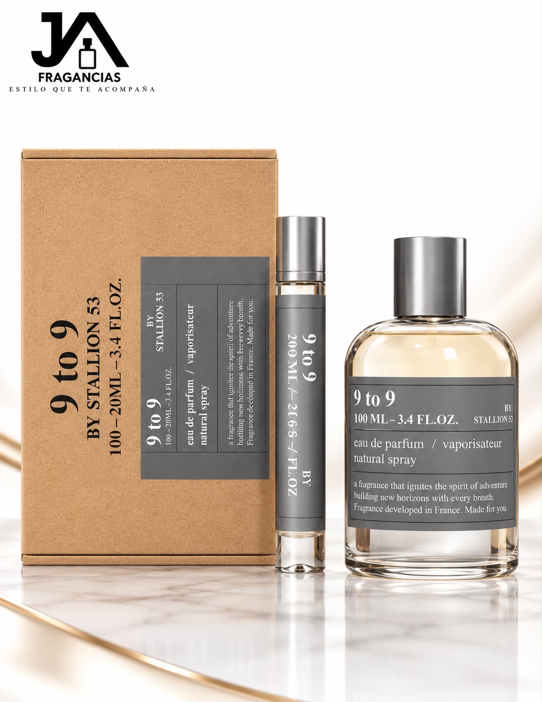 9 to 9 STALLION 53 / 100 + 20ml - 3.4oz 5% DE DESCUENTO ADICIONAL
