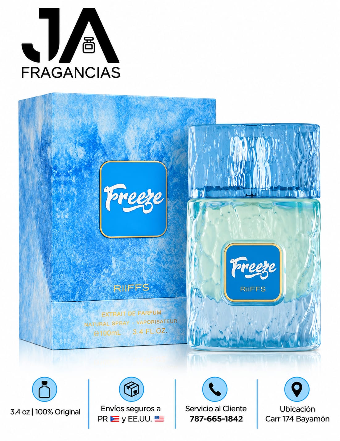 Freeze RiiFFS 3.4OZ 5% DE DESCUENTO ADICIONAL
