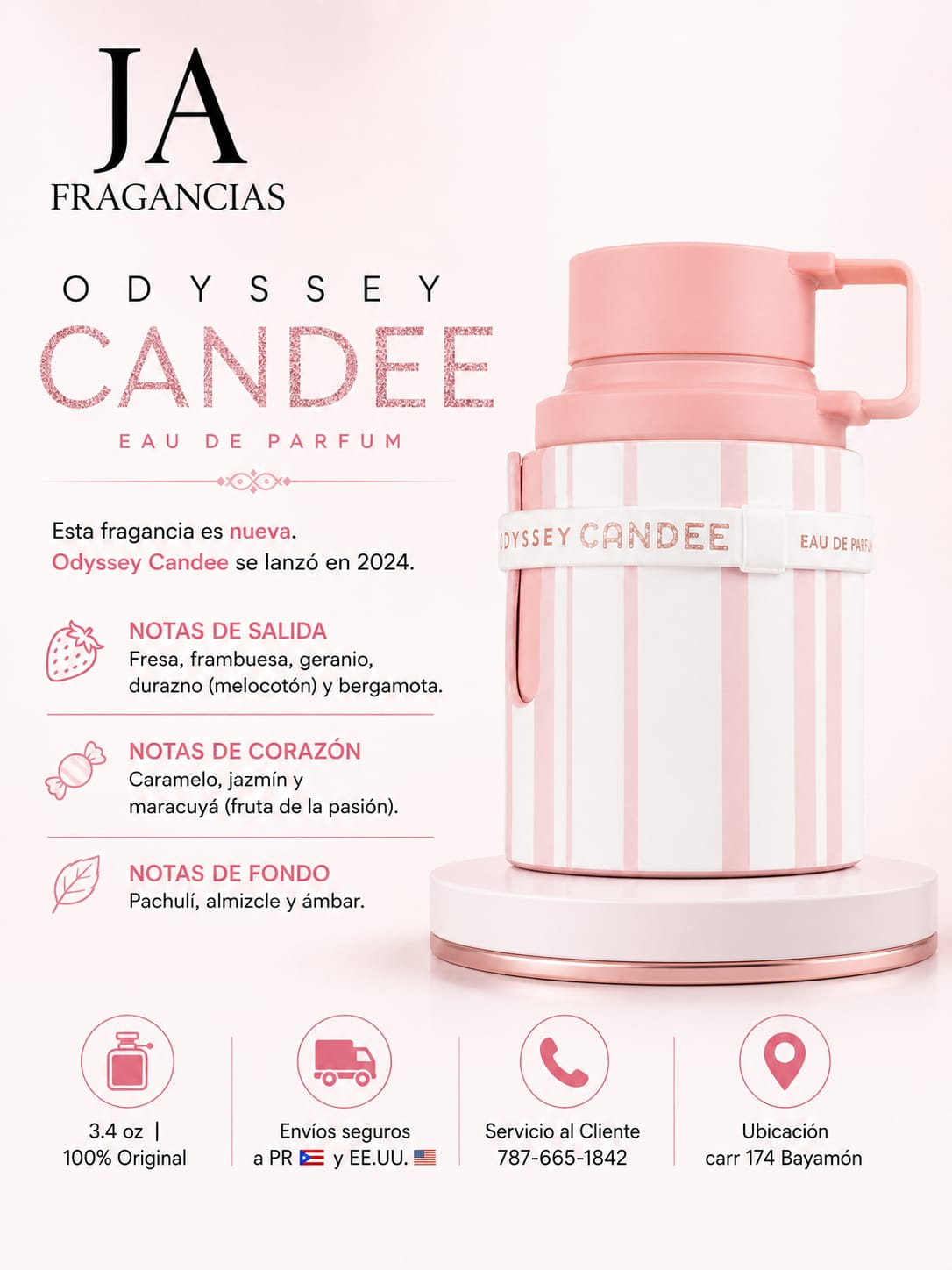 New Odyssey Candee + 5% Descuento Adicional 3.4oz