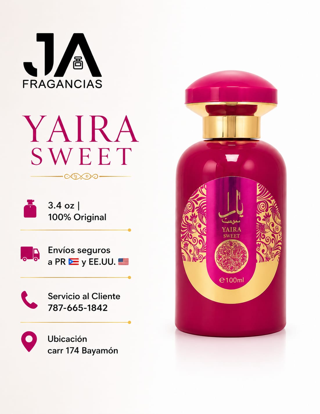 Yaira Sweet Perfume for Women