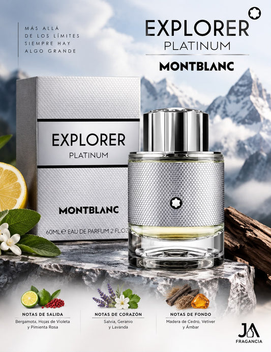Explorer Platinum By Mont Blanc 3.3oz 5% De Descuento Adicional