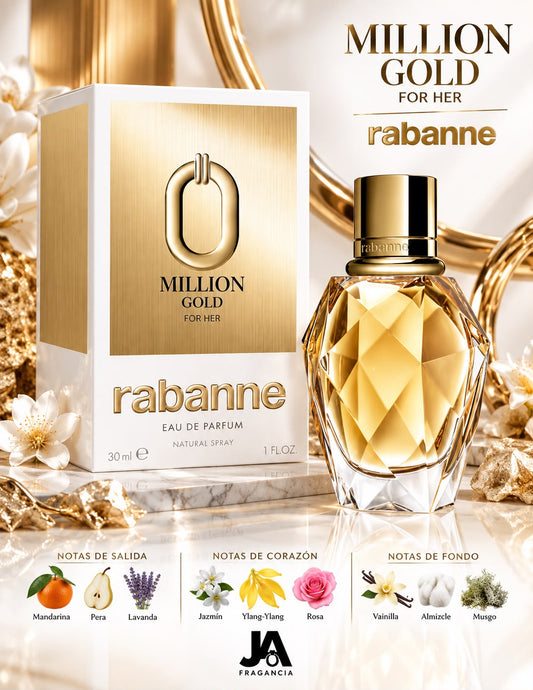 MILLION GOLD FOR HER EAU DE PARFUM 3.0oz