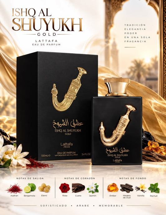ISHQ AL SHUYUKH GOLD EAU DE PARFUM 3.4OZ