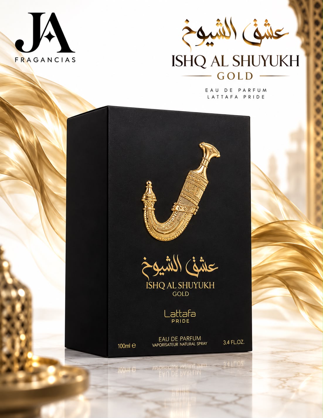 ISHQ AL SHUYUKH GOLD EAU DE PARFUM 3.4OZ