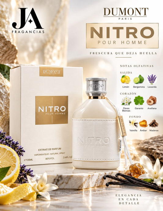 NITRO WHITE EAU DE PARFUM 3.4OZ 5% DE DESCUENTO ADICIONAL