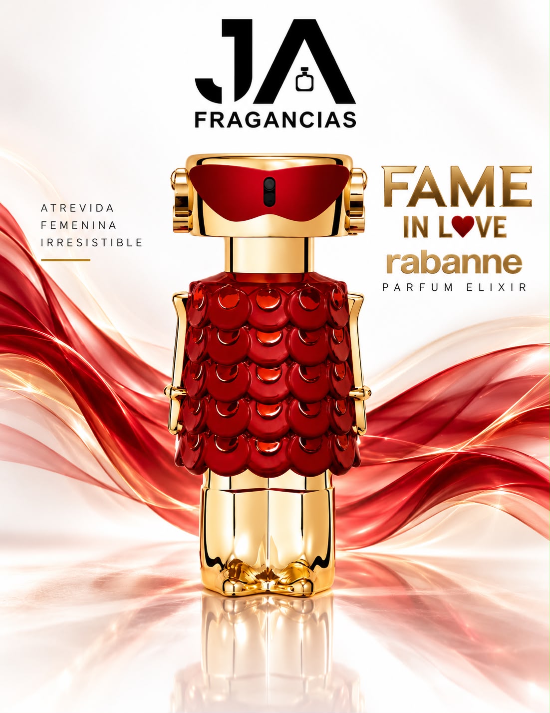 Fame In Love Elixir 2.7oz Parfum Women Refillable 5% Descuento Adicional