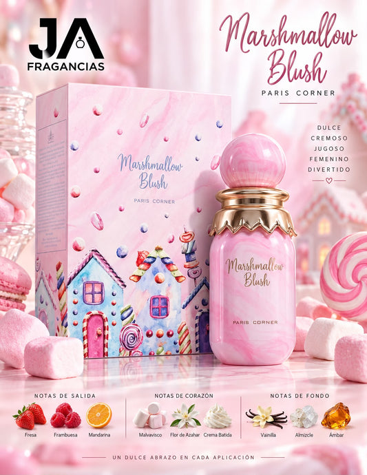 Marshmallow Blush PARIS CORNER EAU DE PARFUM 3.4OZ