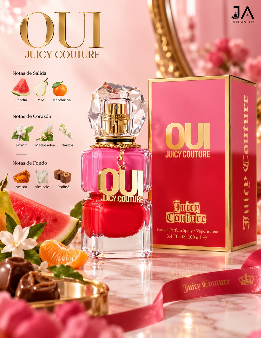 OUI By Juicy Couture Eau de Parfum 3.4oz