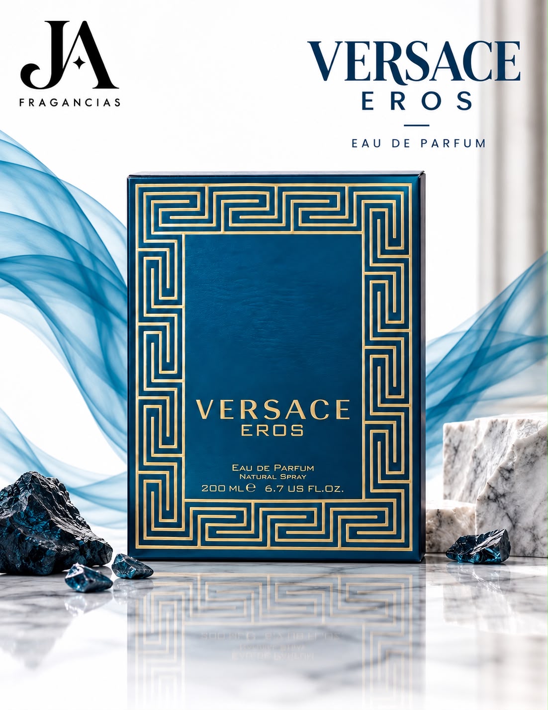 Versace Eros Pour Homme Eau Parfum 3.4OZ