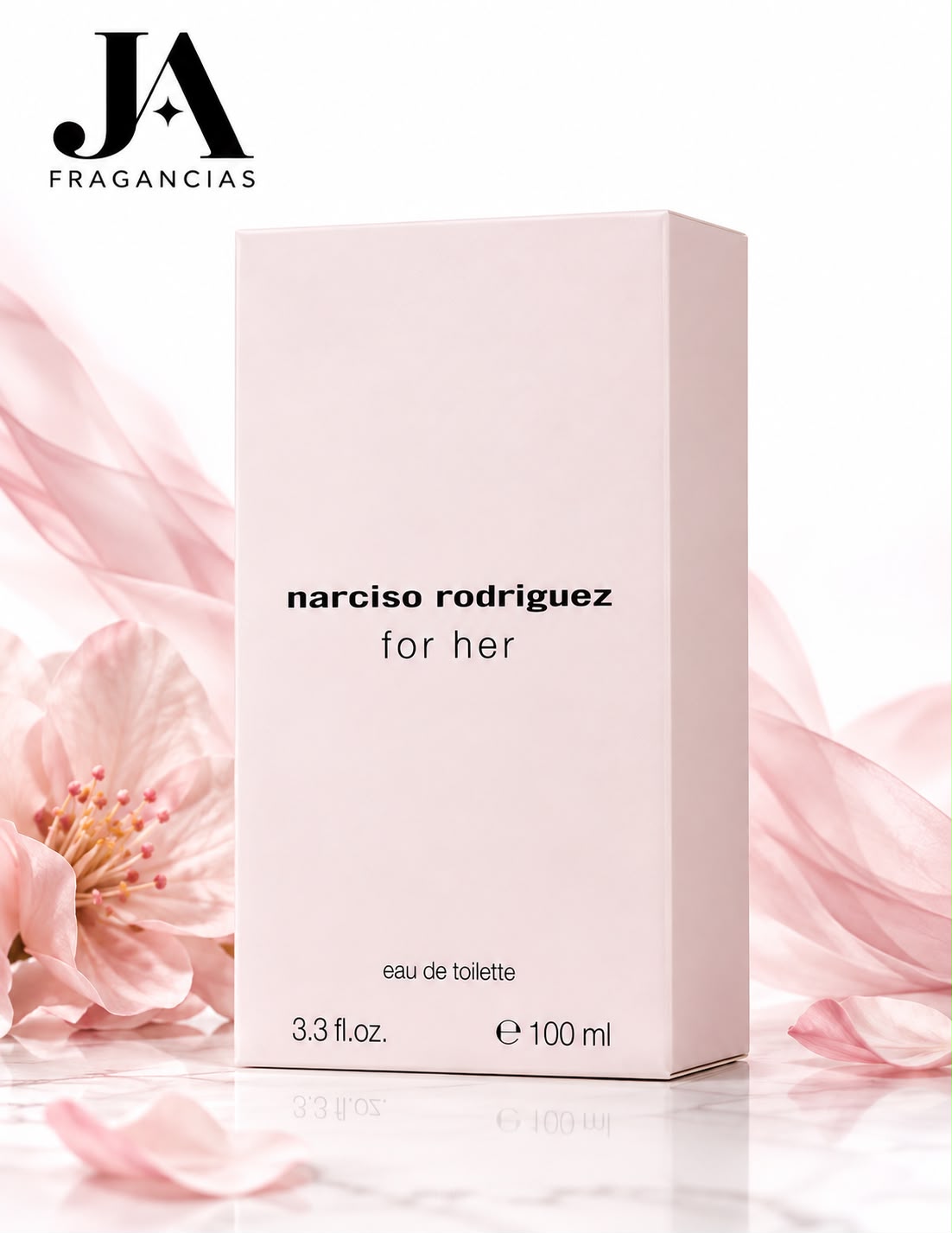 narciso rodriguez for her eau de toilette 3.3oz 5% DE DESCUENTO ADICIONAL