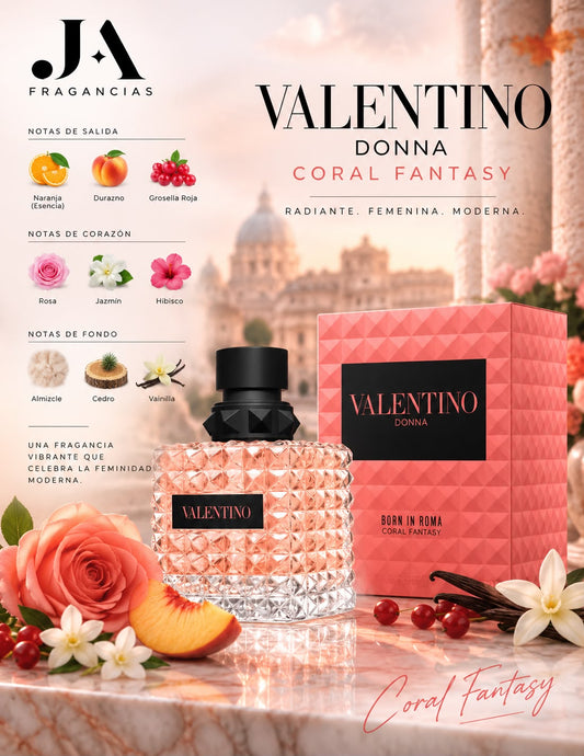 Valentino Donna Born In Roma Coral Fantasy Valentino for women