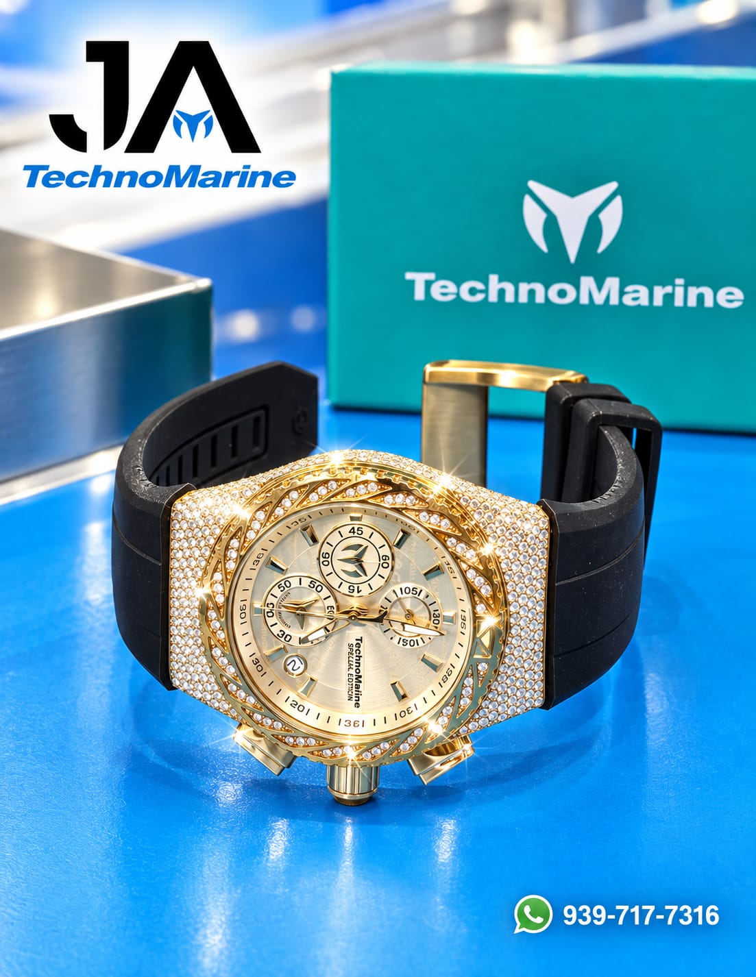 TechnoMarine Custom Special Edition 46mm 💎"Diamond"💎 