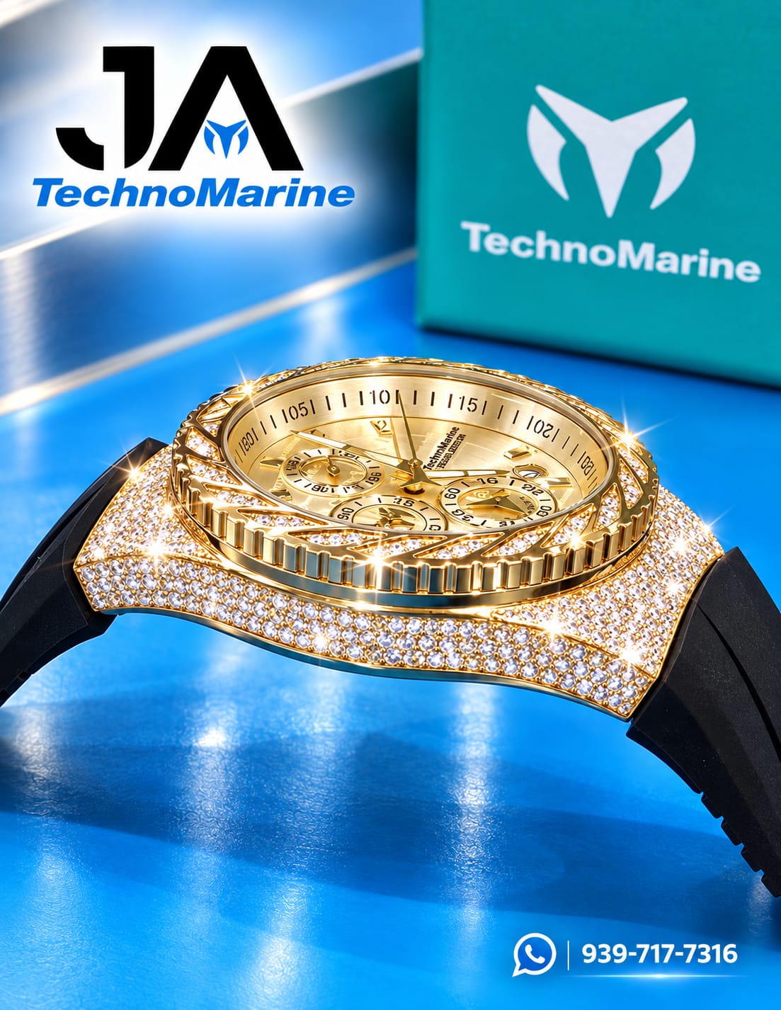 TechnoMarine Custom Special Edition 46mm 💎"Diamond"💎 