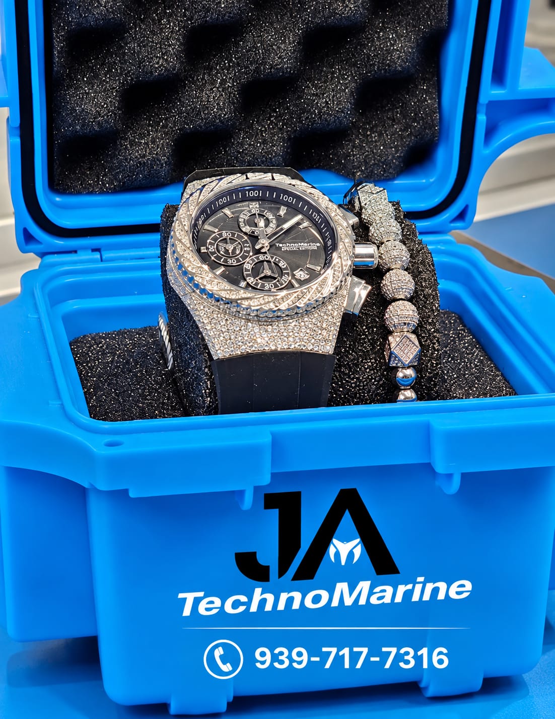 TechnoMarine Custom Special Edition 46mm 💎"Diamond"💎 