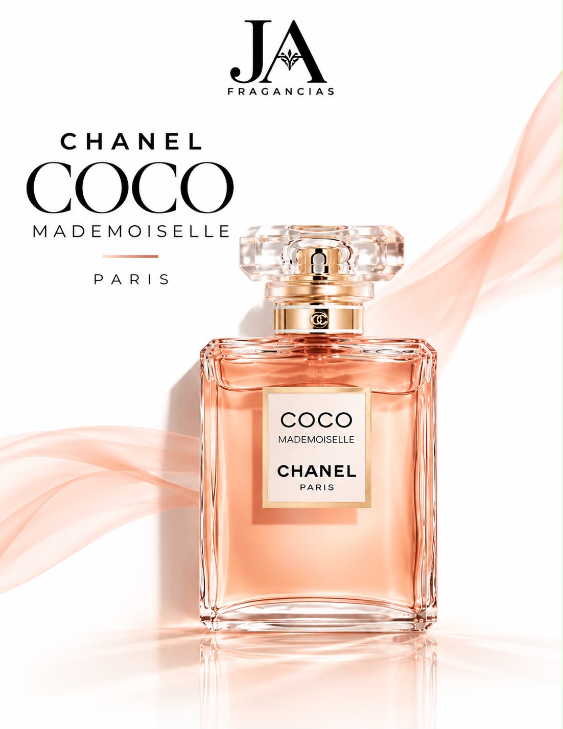 COCO MADEMOISELLE CHANEL PARIS EAU DE PARFUM 3.4OZ 5% DE DESCUENTO ADICIONAL