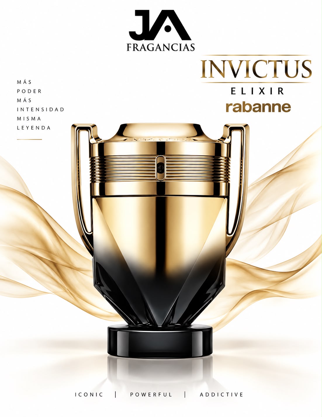 Invictus ELIXIR Rabanne parfum elixir 3.4oz 5% de descuento adicional