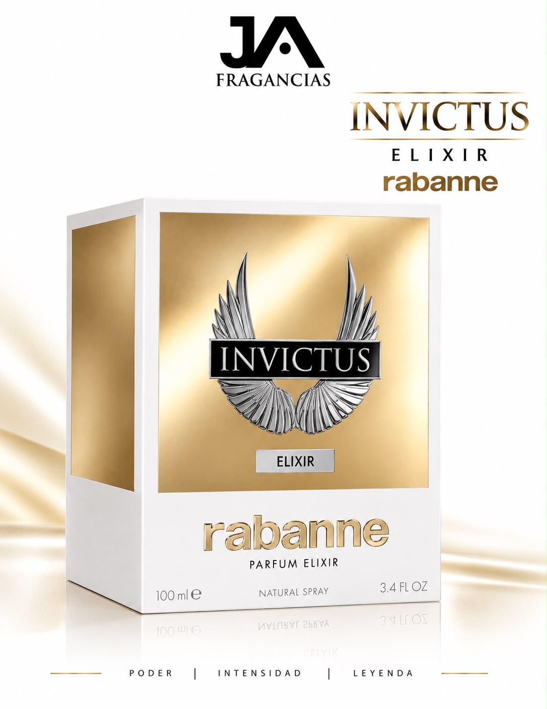 Invictus ELIXIR Rabanne parfum elixir 3.4oz 5% de descuento adicional