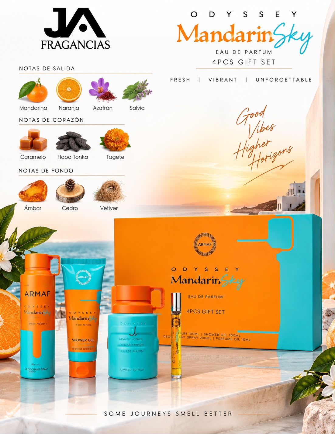 Mandarin Sky Limited Edition 4pcs Gift Set 5% de descuento adicional