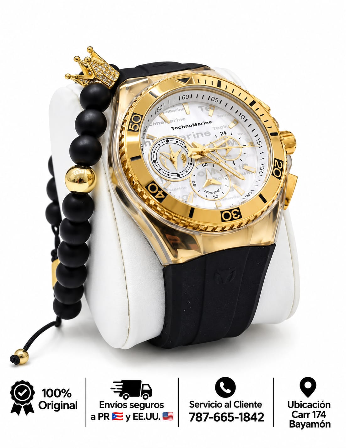 Technomarine Men's Cruise California Men's Watch w/ Metal, &amp; Oyster Dial