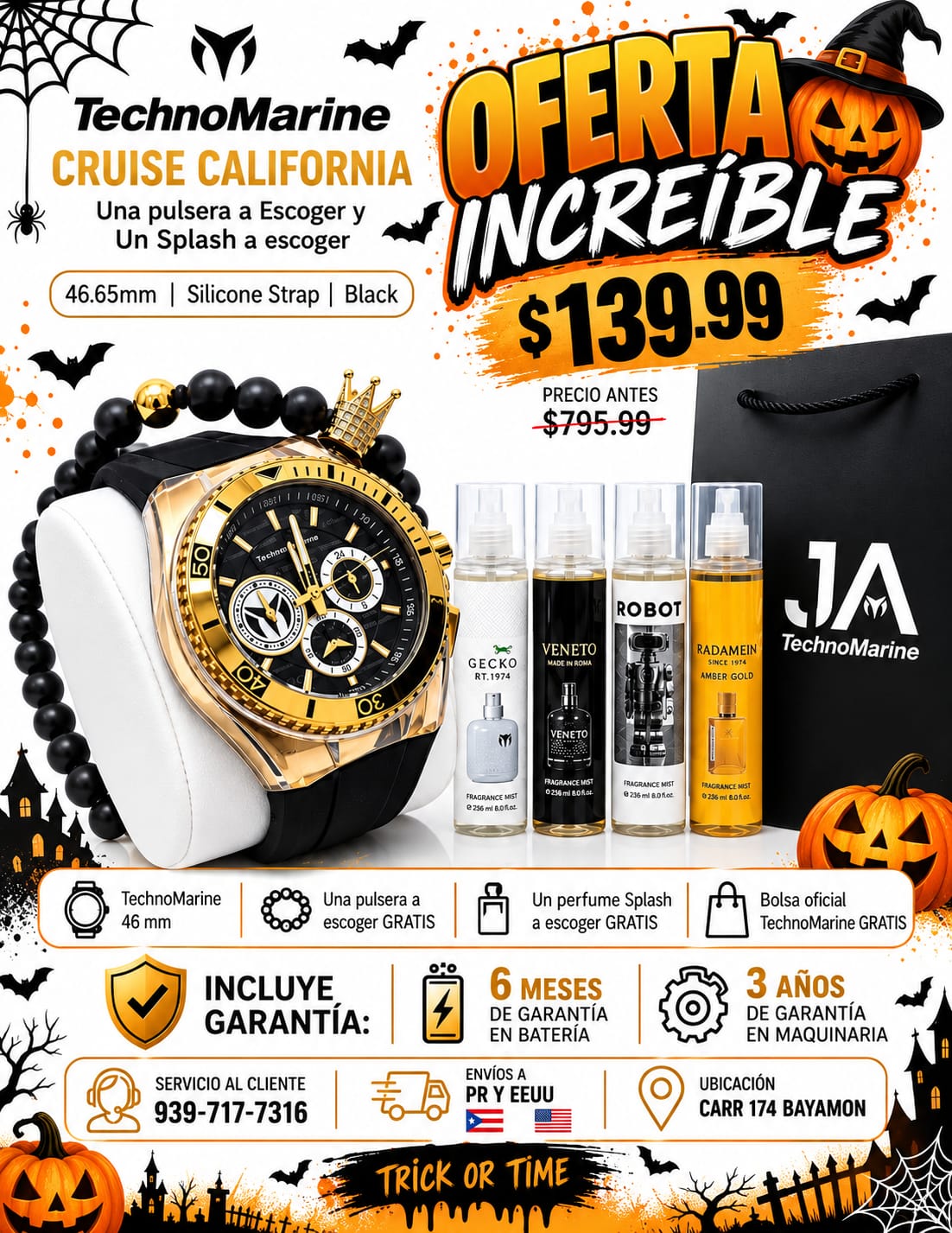 Technomarine Men's Cruise California Men's Watch w/ Metal, &amp; Oyster Dial