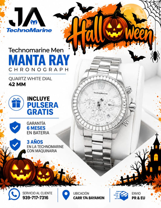 Technomarine Men Manta Ray Chronograph Quartz 42 mm