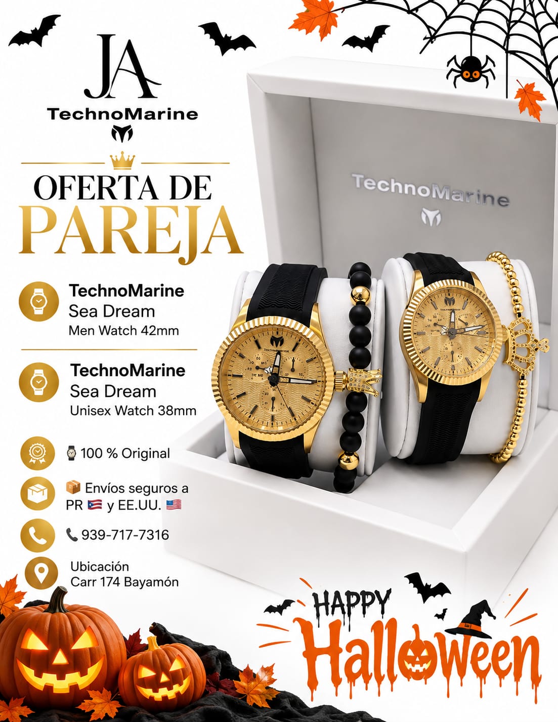DOS RELOJES TehnoMarine Sea Dream Men’s Watch – 42mm TechnoMarine Sea Dream Unisex Watch – 38mm DOS PULSERAS