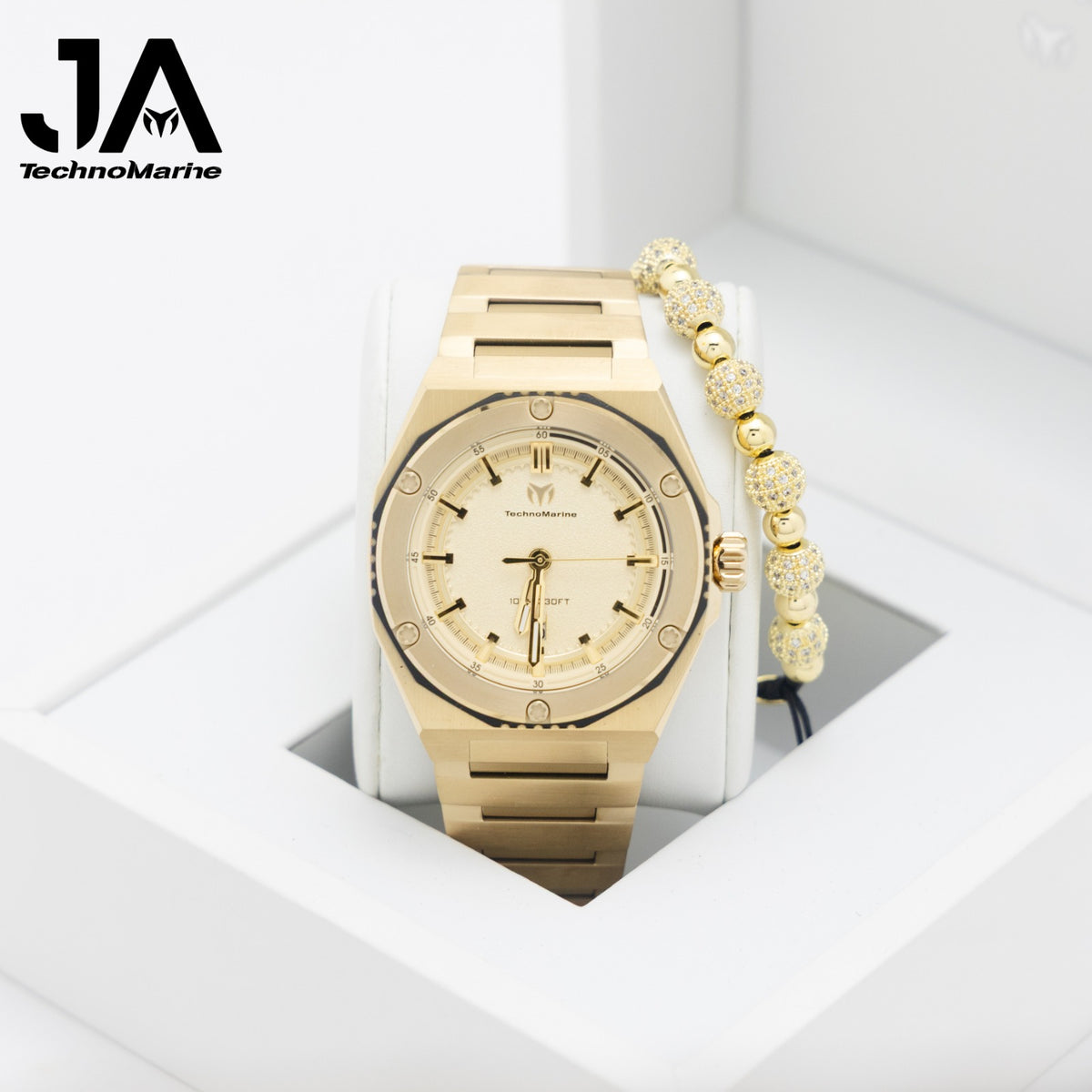 TechnoMarine Coral Coral Legacy Men's Watch - 45mm, Gold