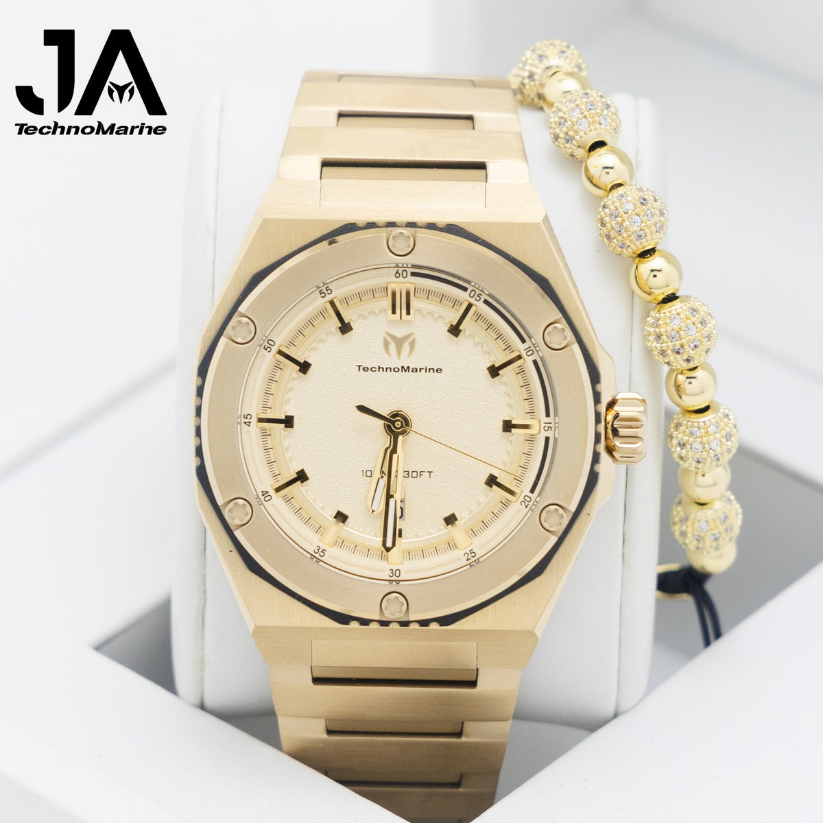 TechnoMarine Coral Coral Legacy Men's Watch - 45mm, Gold