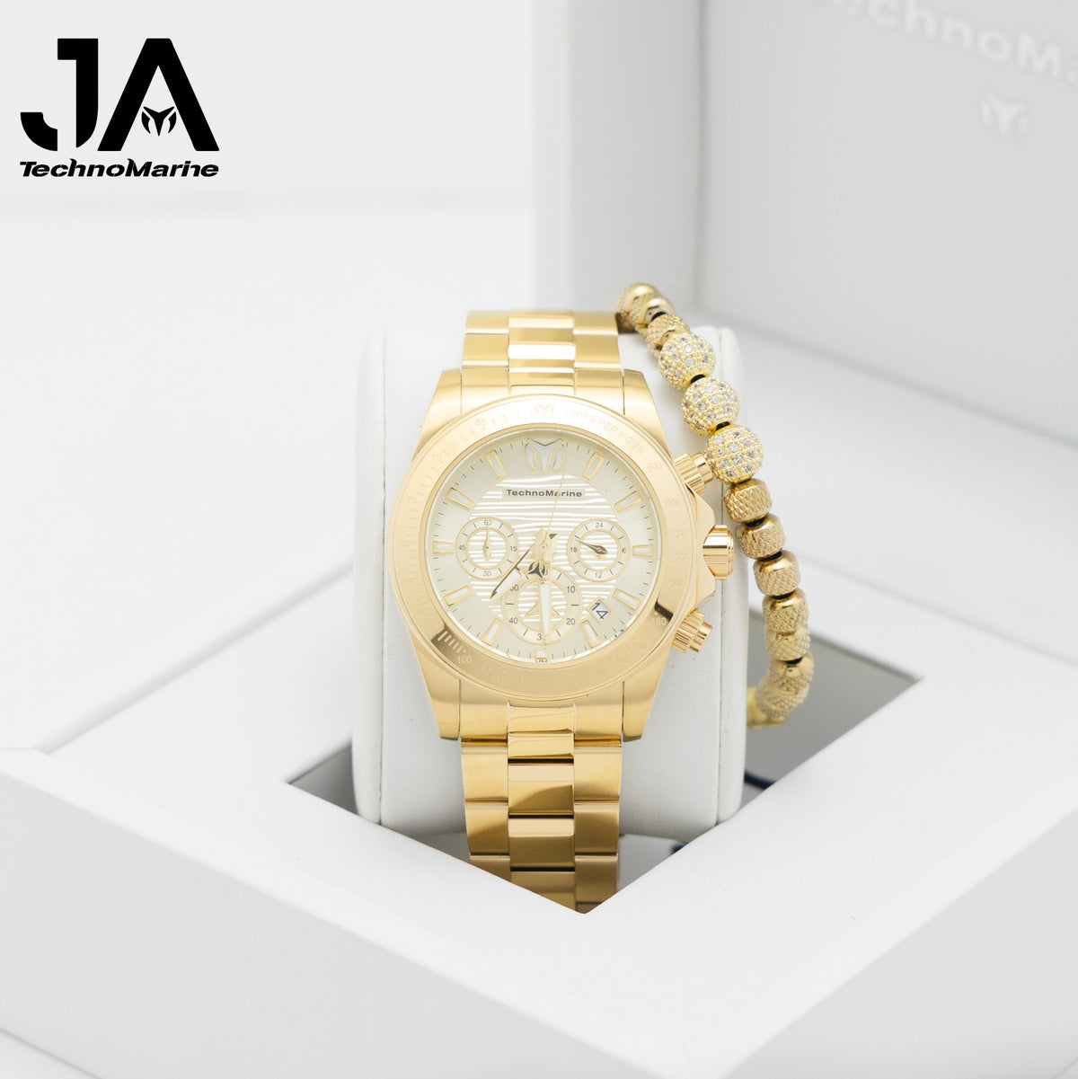 2x 1 Technomarine Manta Ray Gold 42mm & Manta Ray Gold 38mm 2 Pulseras