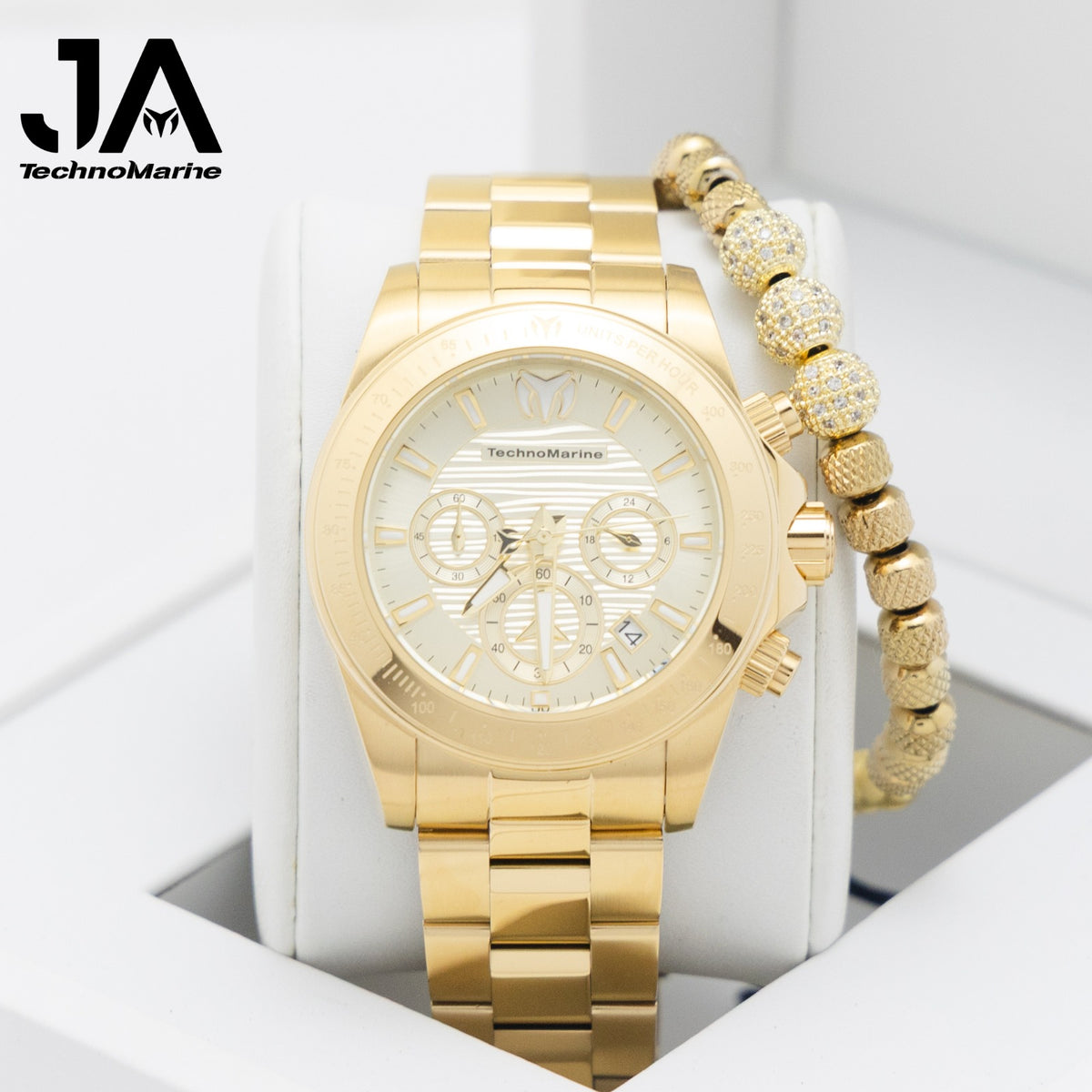 2x 1 Technomarine Manta Ray Gold 42mm & Manta Ray Gold 38mm 2 Pulseras