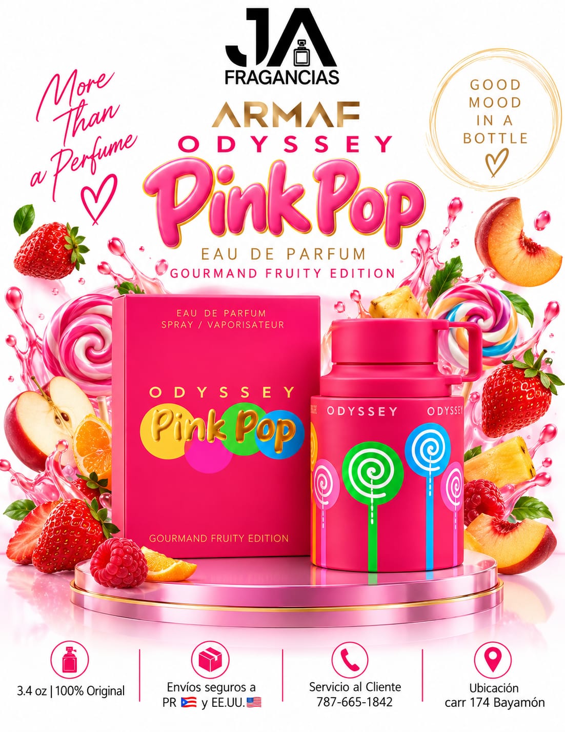 Odyssey Pink Pop Armaf + 5 % Descuento Adicional - Precio Final $49.99