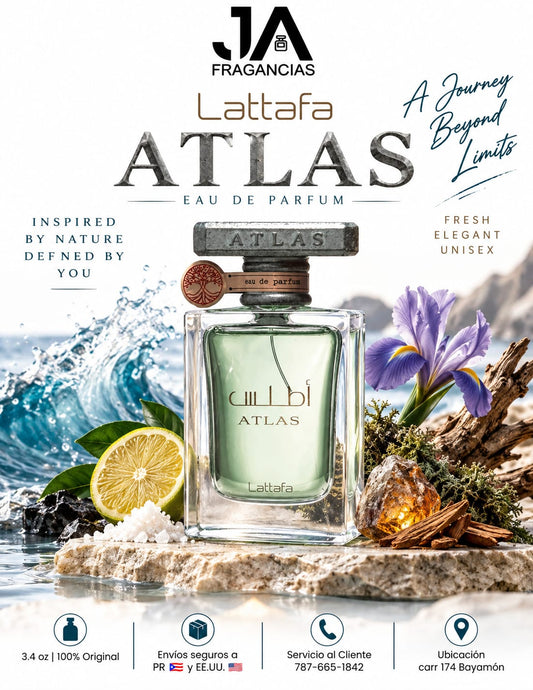 Atlas Lattafa Unisex Eau De Parfum 1.85 oz 5% De Descuento Adicional