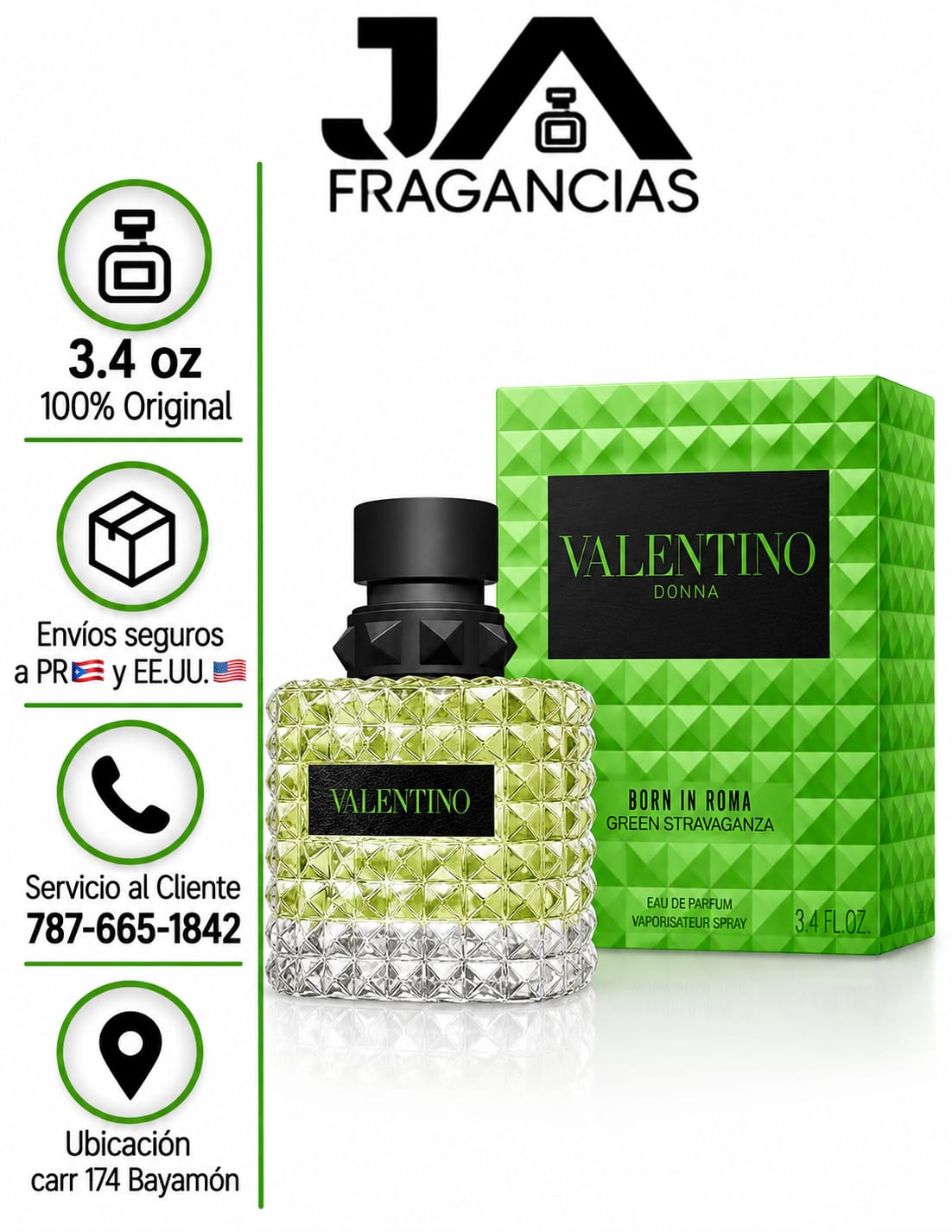 Valentino Donna Born in Roma Green Stravaganza 5% De Descuento Adicional