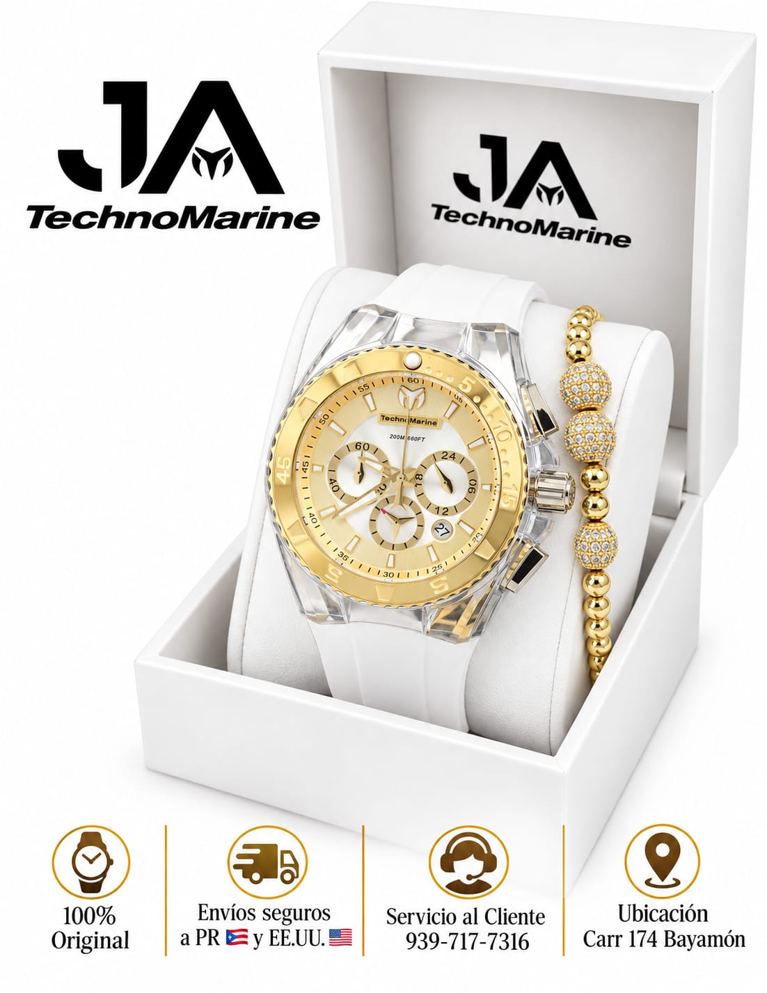 Technomarine Mujer Cruise Silicone Band Swiss Quartz Watch 40mm +5% de descuento Adicional