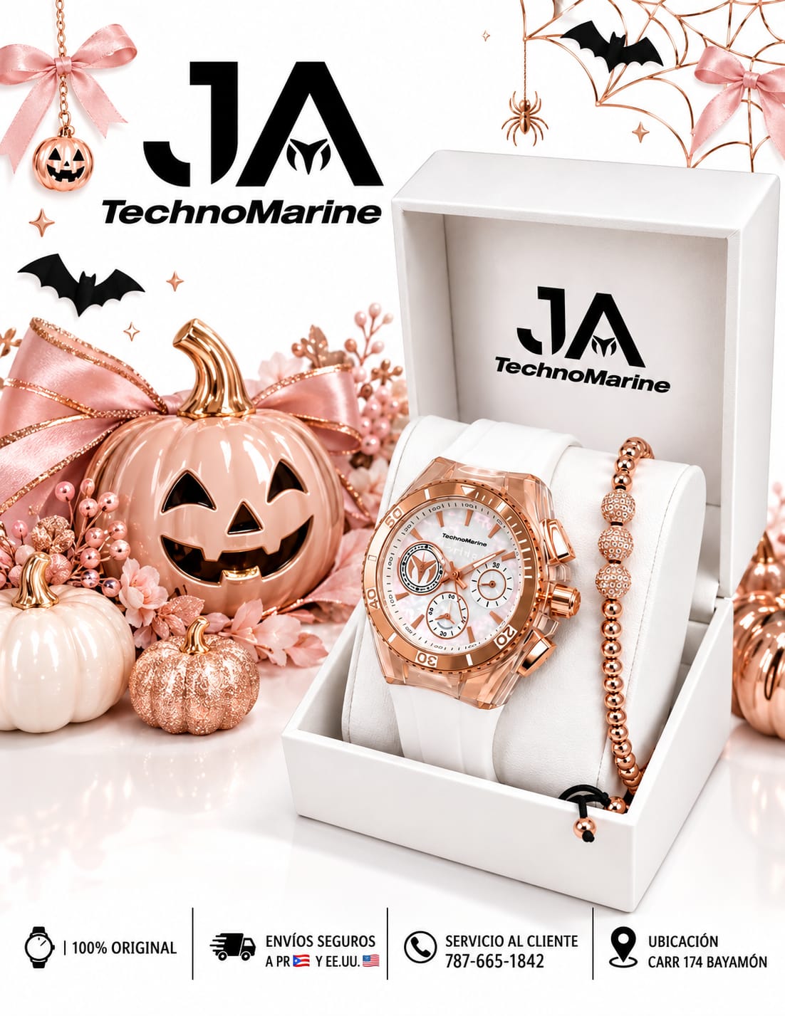 TechnoMarine Cruise California Women’s - 40MM Rose Gold PULSERA INCLUIDA