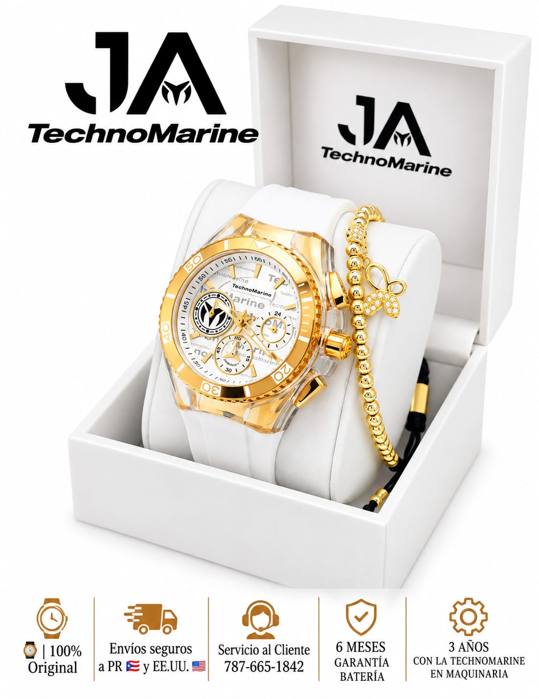 TechnoMarine Cruise California Women’s - 40MM Gold