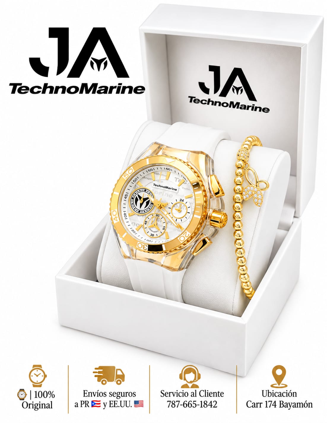 TechnoMarine Cruise California Women’s - 40MM Gold