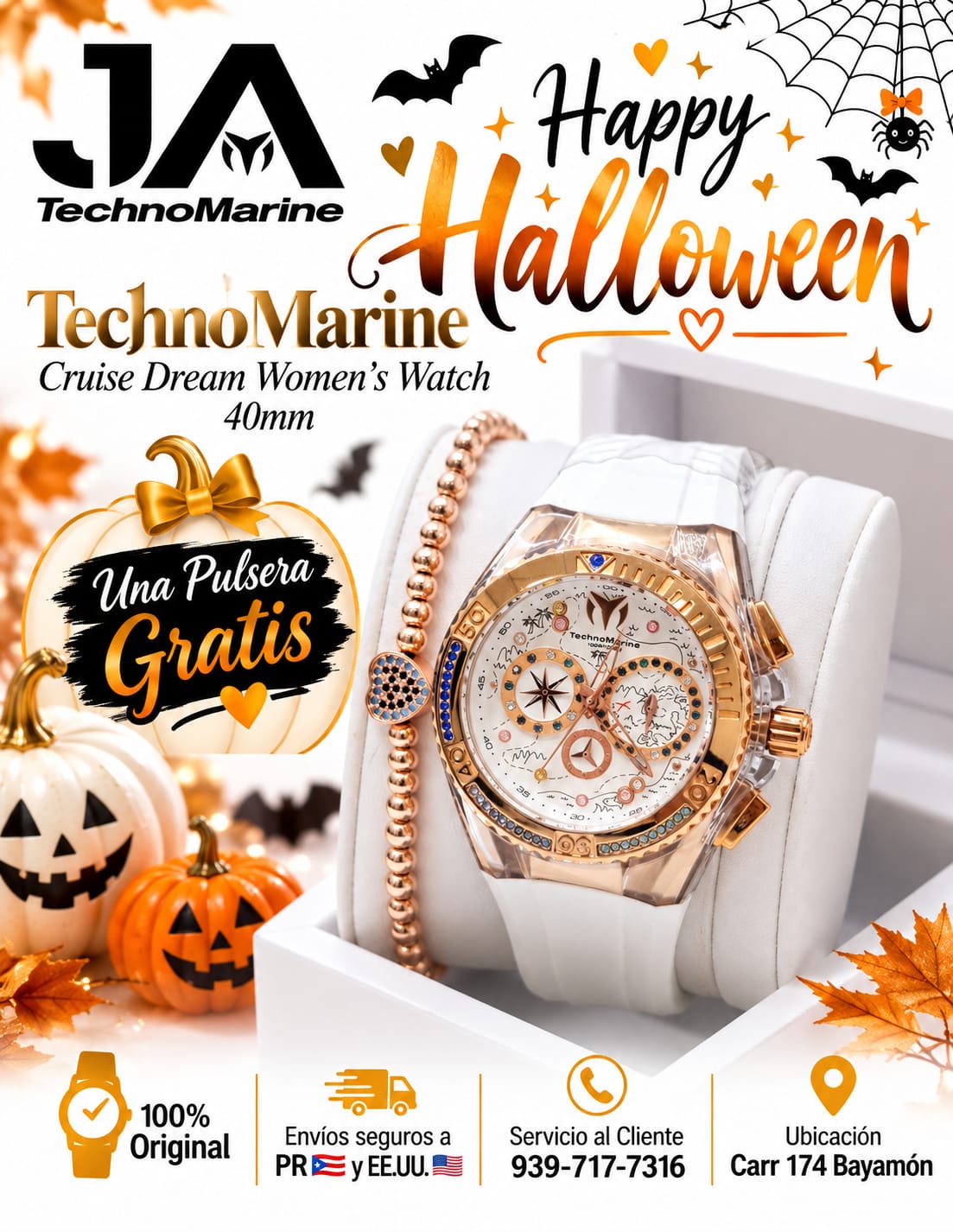 TechnoMarine Cruise Dream Women's Watch - 40mm, White Una Pulcera GRATIS