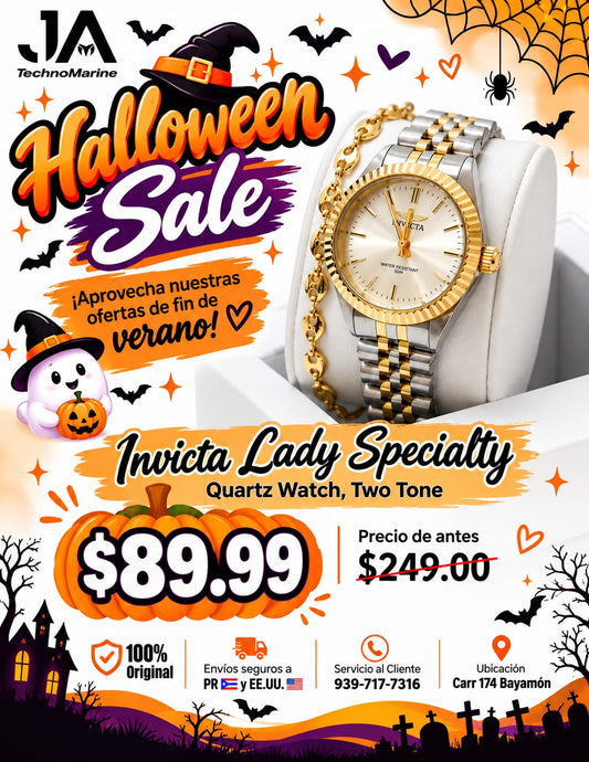Invicta Lady Specialty Quartz Watch, Two Tone 36mm Incluye Una Pulsera Gratis