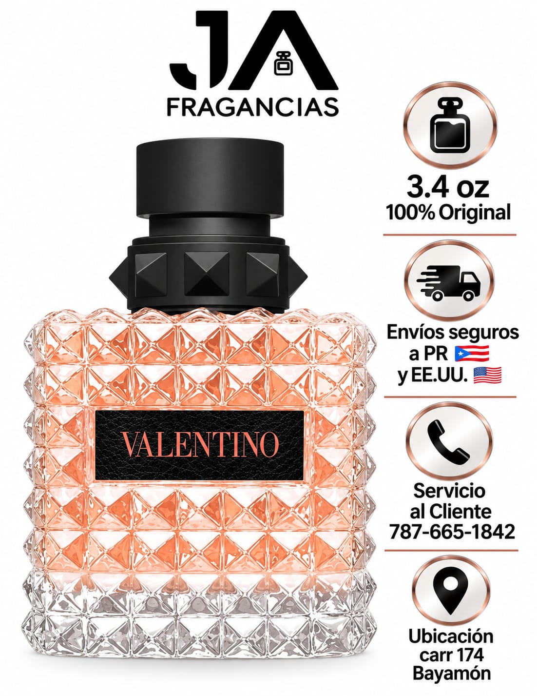 Valentino Donna Born In Roma Coral Fantasy Valentino Eau De Parfum 3.4oz 5% De Descuento Adicional